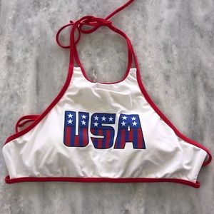 USA bikini top